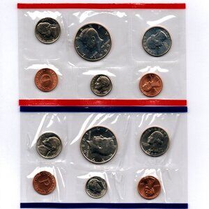 1989-P&D Uncirculated Set... 10 Coin Set... In Original US Mint Packaging